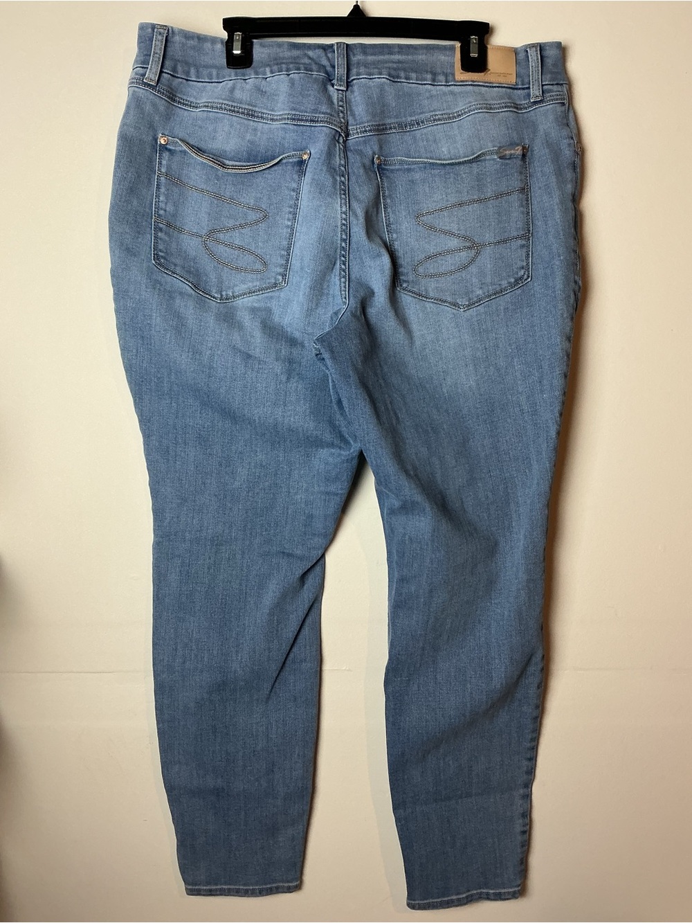 Seven7 Tummyless High Rise Skinny Jeans Women’s 18W Medium Stretch Slim Plus - Picture 2 of 5